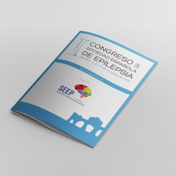 Diseño de papelería, diseño web y vinilos del Congreso de la Sociedad Española de Epilepsia en Madrid